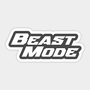 BEAST MODE Sticker